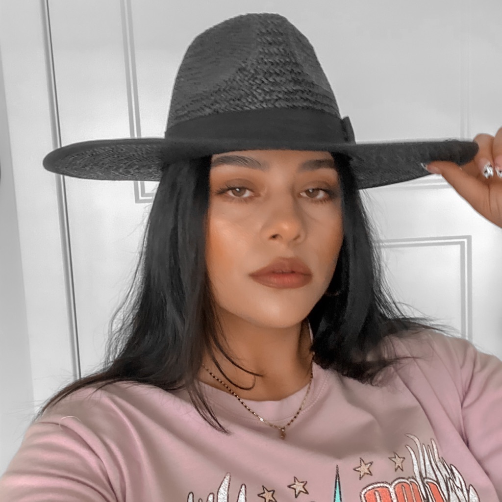 Vacay Vibes | Black Straw Hat